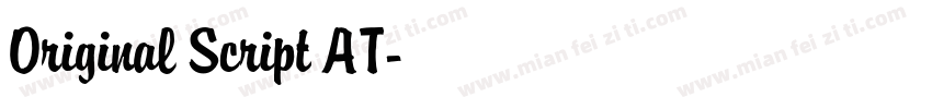 Original Script AT字体转换
